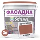 Краска Акрил-латексная Фасадная Skyline 3040-Y70R Глина 3л - изображение 2