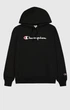 Худі HOODED SWEATSHIRT 117529-KK001 Champion L Чорний 117529-KK001 S - зображення 1