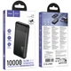 Портативний зарядний пристрій Power Bank HOCO J159 Essence 22.5W+PD20W 10000 mAh (Black) (249943) - зображення 2