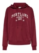 Худі ONLCOLLEGE LIFE L/S HOOD SWT 15235558 Cabernet ONLY XL Бордовий 15235558CABERNET XL - изображение 3