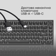 Клавиатура проводная Ajazz AK820 Red Switch USB-C Black (AK820-R-B) - изображение 7