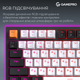 Клавиатура беспроводная GamePro Asgard Valhalla QLAB Sakura Switch RGB Bluetooth/Wireless/USB-C Black (MK160-B-QS-PRO) - изображение 15