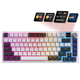 Клавиатура беспроводная GamePro Asgard Valhalla Pro QLAB Sakura Switch RGB Bluetooth/Wireless/USB-C White (MK160-W-D-QS-PRO) - изображение 1