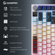 Клавиатура беспроводная GamePro Asgard Valhalla Pro QLAB Sakura Switch RGB Bluetooth/Wireless/USB-C White (MK160-W-D-QS-PRO) - изображение 18