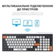 Клавіатура бездротова OfficePro SK985BO Bluetooth Black/White ( 18574 ) - изображение 11