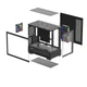 Корпус DeepCool CG380 3F Black (R-CG380-BKAGM3-G) без БЖ ( 25108 ) - зображення 11