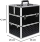 Органайзер для косметики Ikonka XXL 3D 42 x 35 x 25 см (5903039768642) - зображення 5