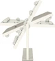Косметичне люстерко Ikonka LED з 12 діодами 30 x 40 см (5903039748330) - зображення 2