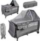Łóżeczko dziecięce Ikonka składane dwupoziomowe max 15 kg 60 x 120 cm (5903039768611) - obraz 1