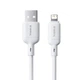 Кабель Baseus Silky Series Cable USB to Lightning 2.4A 1m P10377702213-00 White - зображення 1