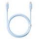Кабель Baseus Silky Series Cable Type-C to Lightning 20W 1m P10377700313-00 Blue - изображение 3