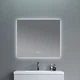 Зеркало в ванную Q-TAP Taurus 60x80см c подсветкой сенсорное включение антизапотевание прямоугольное QTTAU80060048952 - изображение 2
