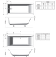 Ванна акрилова Ravak Favorit 180x80 XC00100124 - зображення 4