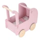 Drewniany wózek dla lalek Little Dutch z pościelą FSC (LD2519) (8713291225190) - obraz 3