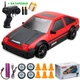 Машинка для дрифта на радиоуправлении Toyota AE86 Trueno 4WD 1:24 красная - изображение 1