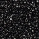 Бисер Miyuki Delica Beads 11/0, 5г, DB-10, натуральный, черный - изображение 1