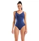 Купальник закрытый женский Arena Shimmering U Back Blue 40 Синій 010810-708 - изображение 3