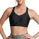 Спортивный топ женской Under Armour Ua Infinity High Zip 2.0 Bra S Чорний 1384118-709 - изображение 1