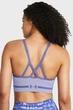 Спортивний топ жіночий Under Armour Ua Seamless Low Long Bra XS Бузковий 1357719-539 - зображення 2