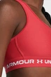 Спортивный топ женской Under Armour Crossback Mid Bra XS Кораловий 1361034-814 - изображение 3