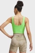 Спортивный топ женской Under Armour Pjt Rck Fitted Bra Tank S Салатовий 1389714-362 - изображение 2