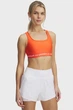 Спортивний топ жіночий Under Armour Crossback Mid Bra XL Помаранчевий 1361034-847 - зображення 1