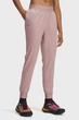 Брюки жіночі Under Armour Ua Rival Hi Rise Woven Pant XS Пудровий 1382727-673 - зображення 1