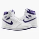 Кросівки жіночі Jordan 1 High "Court Purple" 36 Білий CD0461-151 - зображення 1