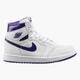 Кросівки жіночі Jordan 1 High "Court Purple" 36 Білий CD0461-151 - зображення 2