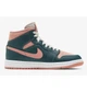Кроссовки женские Jordan 1 Mid Dark Teal Green (W) 37.5 Бирюзовый BQ6472-308 - изображение 4