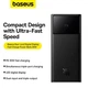 Павербанк Baseus Star-Lord Digital Display 30000mAh 22.5W з технологією QC3.0+PD3.0 2USB+Type-C + Кабель USB to Type-C (PPXJ080101) Black - изображение 12