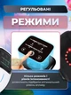 Электрический массажер для колена, локтя и плеча 3в1 беспроводной с подогревом и вибрацией, инфракрасный прогрев, LED дисплей - изображение 4
