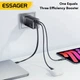 Сетевое зарядное устройство Essager ES-CD49 2C1U 65W с выдвижным кабелем Type-C - изображение 6