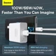 Кабель Baseus Dynamic Series Fast Charging Data Cable USB to Type-C 100W 1м Білий (CALD000602) - зображення 3