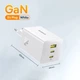 Сетевое зарядное устройство Baseus EnerFill FE11 100W Fast Charger 2C+U White (EU) - изображение 4