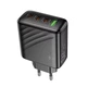 Мережевий зарядний пристрій Hoco CS27A 67W GaN 3C1A Black - зображення 3