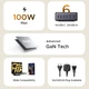 Мережевий зарядний пристрій UGREEN X765 100W 6-port 4C2A GaN Desktop Fast Charging Grey (65190) - зображення 3