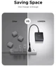 Мережевий зарядний пристрій UGREEN X765 100W 6-port 4C2A GaN Desktop Fast Charging Grey (65190) - зображення 6
