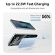 Павербанк Baseus EnerFill FC11 20000mAh 22.5W з кабелями Type-C / Lightning, Powerbank швидка зарядка Black - зображення 4