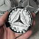 Колпачки ковпачки на диски Mercedes-Benz сріблясті оригінальні A1714000125 заглушки ступиці комплект 4 шт 75 мм - зображення 4