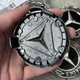 Колпачки на диски Mercedes-Benz оригинальные черные A1714000125 заглушки ступицы эмблема Mercedes комплект 75 мм - изображение 5