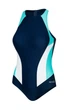 Купальник слитный с мягкой чашкой Aqua Speed 44B/M Синий-бирюзовый-белый (141424) - изображение 3