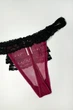 Трусики стрінг Koza Underwear 3(M) Бордовий-Чорний (134396) - зображення 3