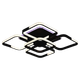 Люстра потолочная светодиодная с музыкальной колонкой и RGB подсветкой для большой гостиной VALESO YZD1271 - изображение 10