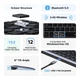 Клавиатура беспроводная UGREEN K552 99 клавиш Bluetooth/2.4G, USB-C, 500 мАч, ножничный механизм, серая, кирилица - изображение 3