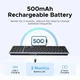Клавиатура беспроводная UGREEN K552 99 клавиш Bluetooth/2.4G, USB-C, 500 мАч, ножничный механизм, серая, кирилица - изображение 5