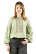 Жіноча вишиванка V&V Ольга XXXXL Оливковий (301063193-125) - зображення 1