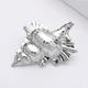 Брошь BROCHE бижутерия из стали Море Раковина серебристая BRBF114945 - изображение 3