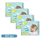 Дитячі підгузки 152 шт Dada Extra Soft розмір 6 Extra Large (16+ кг) Дитячі одноразові підгузники з індикатором вологи та захистом від протікань Памперси для дітей до 12 годин сухості - зображення 1