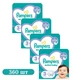 Дитячі підгузки 360 шт Pampers Active Baby розмір 3 (6-10 кг) Дитячі підгузники памперс з індикатором вологи та манжетами з подвійною щільністю Памперси преміум для дітей для нічного сну - зображення 1